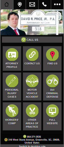 Greenville Attorney Web App