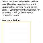 Snapchat Community GeoFilter
